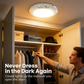 💡 Oplaadbare Bewegingssensor Plafondlamp – Draadloos, Magnetisch & Eenvoudig te Plaatsen ✨