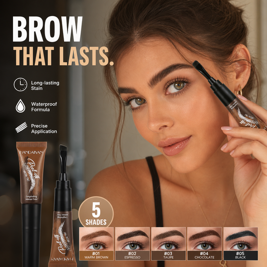 🥳 💞 50.000+ VERKOCHT! 🌟 🎨 LAATSTE DAG – 1 KOPEN, 1 GRATIS! Waterproof wenkbrauwtint – afpelbaar, makkelijk aan te brengen. Dekt grijze haartjes, geeft perfecte vorm. Een echte gamechanger voor je wenkbrauwen! 🏆✨