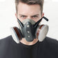 🔥Beperkte korting van 50%!🔥Geactiveerd koolstof antistof gasmasker met dubbele tank