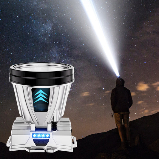 📢📢Laatste 4 uur: Grote uitverkoop ⏰⏰⏰Superheldere oplaadbare hoofdlamp met hoog vermogen