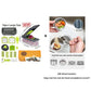 🎊 Set van 16 stuks 🎊 Multifunctionele groente- en fruitsnijder