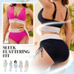 💃 Hoge Taille Buik Controle Kleur Blok De Bikini Inzetten