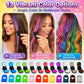 🌈 12-Kleuren Tijdelijke Haarkrijtset – Met Applicator | Snel Kleur in je Haar Zonder Permanente Verandering ✨ NL