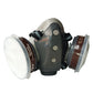 🔥Beperkte korting van 50%!🔥Geactiveerd koolstof antistof gasmasker met dubbele tank