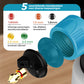 Draadloos elektrisch spuitpistool ⚡ 800 ml/minuut voor continu spuiten 💪 Oplaadbaar, draadloos, spuit onder elke hoek zonder lekken. Perfect voor meubels, schuttingen en muren 🏠