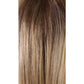 💇‍♀️Echt mensenhaar rechte clip-in haarpieces voor dun haar, ademende basis, lichtgewicht haarextensies voor hete zomer.