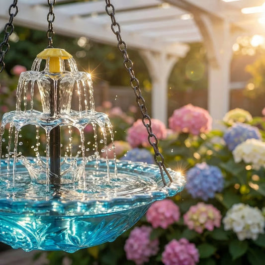 🐦2026 NIEUWE AANWINSTEN - 60% KORTING🔥💐Solar Cascade Hangende Vogelbadfontein