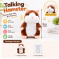 🐹🎄 Spreek tegen deze hamster en hij praat terug! Zacht, grappig en met een bewegend hoofdje – 15 cm. Verkrijgbaar in 3 kleuren en kersteditie!