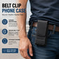 📱Riem Telefoonhouder met Magnetische Sluiting – Stevig Smartphone Holster met Clip, Riemlus & Kaartvak