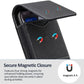 📱Riem Telefoonhouder met Magnetische Sluiting – Stevig Smartphone Holster met Clip, Riemlus & Kaartvak