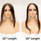 💇‍♀️Echt mensenhaar rechte clip-in haarpieces voor dun haar, ademende basis, lichtgewicht haarextensies voor hete zomer.