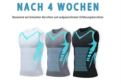 🎉 Ionische shapewear vest – Compressie en verkoeling – Body contouring en mouwloos – Onzichtbaar onder kleding 🕶️