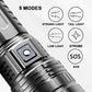 Multifunctionele Witte Laser Telescoop Zoom Tactische Zaklamp