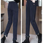 Dames Hoge Taille Warme Nep Fleece-gevoerde Broeken