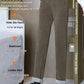 Dames Hoge Taille Warme Nep Fleece-gevoerde Broeken