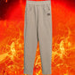Dames Hoge Taille Warme Nep Fleece-gevoerde Broeken