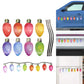 Reflecterende gloeilamp magneet decoraties