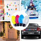 Reflecterende gloeilamp magneet decoraties