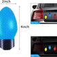 Reflecterende gloeilamp magneet decoraties