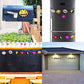 Reflecterende gloeilamp magneet decoraties
