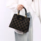 Luxe dameshandtas met 3 compartimenten en schouderband