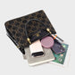 Luxe dameshandtas met 3 compartimenten en schouderband