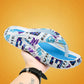 Comfortabele zomer teenslippers met dikke zolen