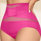 Plusmaat Hooggesnoerde Cross Tummy Control Slip