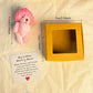 Handgemaakte Mini Pluche Teddybeer in Doos