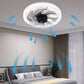 💡2-in-1 dimbare plafondventilatorlamp met afstandsbediening – stil, verstelbaar en ruimtebesparend