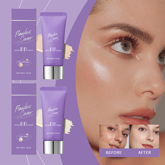 Perfect Cover Serum BB Cream (35ml) - BB Cream met Bifida Ferment Lysate Serum voor anti-aging huidverjonging, getinte crème, getinte moisturizer, foundation make-up, superfoodcomplex, glass skin CardiBB OGBB PurpleBB