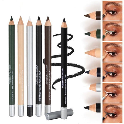 💜2 VOOR DE PRIJS VAN 1💜Houten, waterbestendige, langhoudende harde eyeliner