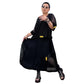 Dames set: mouwloze jurk met cover-up