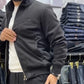 Tweedelige set casual jas en broek voor heren