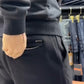 Tweedelige set casual jas en broek voor heren