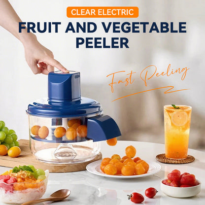 ⏰Transparante elektrische fruit- en groenteschiller🍇🧄