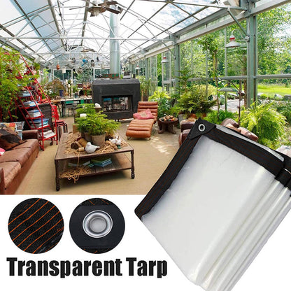 ⏰ 50% KORTING – Stevig & Transparant Waterdicht Zeil | UV-bestendig, scheurvast en perfect voor tuin, balkon, auto en buitenbescherming 🌧️🛡️