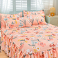 ✨ Luxe 3-delige Bedrokset met Ruches – Comfortabel & Stijlvol voor je Slaapkamer