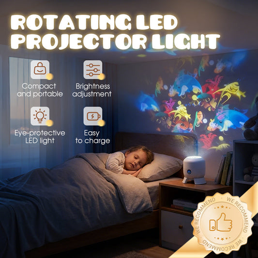 LED-projectorlamp met dynamische rotatie