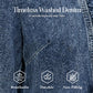 🧥 NU 57% KORTING! 🌸 Dames denimjas met ruches en open front – Lichtgewicht & vrouwelijk – Veelzijdig & chic 👗