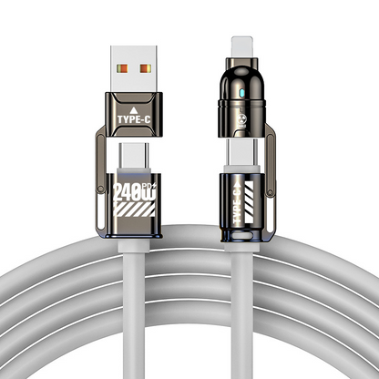 Hoge Vermogen 4-in-1 Snellaadkabel