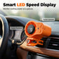 Draagbare LED Auto Ventilator | Stil, Krachtig & Directe Verkoeling voor Onderweg ✨