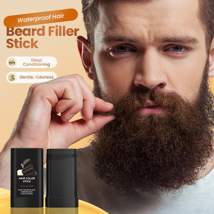 🔥 Waterdichte Haar- & Baardvullerpen – Directe Grijsbedekking, Kamapplicator – Waterdicht & Langdurig – 20g – Zwart, Donkerbruin of Bruin! 💇‍♂️✨