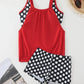 🩱Dames Tweedelig Polkadot Zwempak