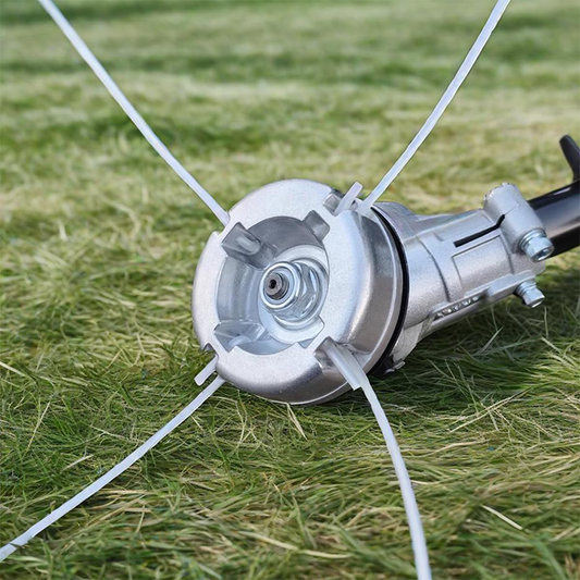 🔩Stop met het teruglopen naar de schuur omdat je nylon draad weer gebroken is! Deze zware aluminium trimmerkop met 4 lijnen vreet door dik gras en onkruid alsof het niets is – geen roest, geen breuk, geen gedoe met spoelen!