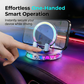 🚗 360° draaibare autohouder met draadloos opladen en RGB-sfeerverlichting