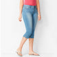 ☀️ Luchtige Denim Capri voor Dames – Middelhoge Taille & Elegante Pasvorm 🌿