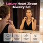 💎 Beperkte tijd 50% korting! ✨ Fonkelende hartensieraden set – ketting & oorbellen, elegant, lichtgewicht 💖