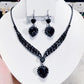 💎 Beperkte tijd 50% korting! ✨ Fonkelende hartensieraden set – ketting & oorbellen, elegant, lichtgewicht 💖