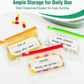 💊Waterdichte Pillen Organizer Set – Herbruikbare Labelzakjes voor Medicijnen, Vitamines & Reizen